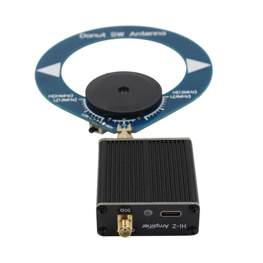High-Impedance Amplifier 1M Input 50 Output 0dB Gain 300MHz Bandwidth Long-Lasting Battery Universal Compatibility Ideal for SDR HackRF One Donut Antenna Mini Loop Radio Reception