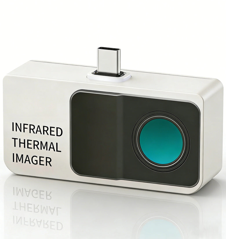 Hcalory T3-C Thermal Imaging Camera Imager Infrared Thermometer 512x384 TISR 256x192 IR for iOS Android Smartphones