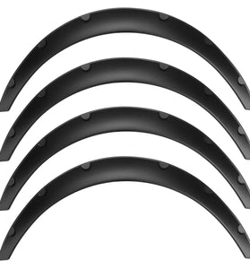 4Pcs 2 Inch/50mm Universal Flexible Car Wheel Fender Flares Extra Wide Body Wheel Arches