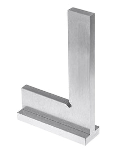 Drillpro Machinist Square 90 Right Angle Engineer Carpenter Square with Seat Precision Ground Steel Hardened Angle Ruler