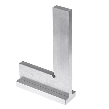 Drillpro Machinist Square 90 Right Angle Engineer Carpenter Square with Seat Precision Ground Steel Hardened Angle Ruler