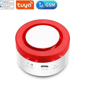 Tuya WiFi Home Alarm System 120DB Wireless WIFI Siren 433MHz Burglar Security Alarm Smart Life App Control Wireless Home Alarm