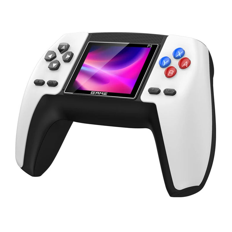 P5 Dual Player Retro Gamepad Console with Display Screen Built-in 520 Games Support HD Output Rechargeable Digital Video Game Player