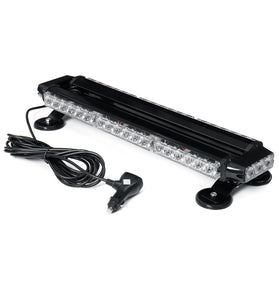 21 Inch 144W 42LED Double Side Traffic Strobe Flash Light Bar Amber Emergency Lamp Magnetic Mount 12V Universal