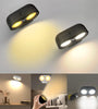 Modern Magnetic Suction LED Wall Sconces Lamp USB Rechargeable 3000mAh Touch Control Wall Lamp Reading Lights for Bedroom Dorm Room Bedside Night Lights