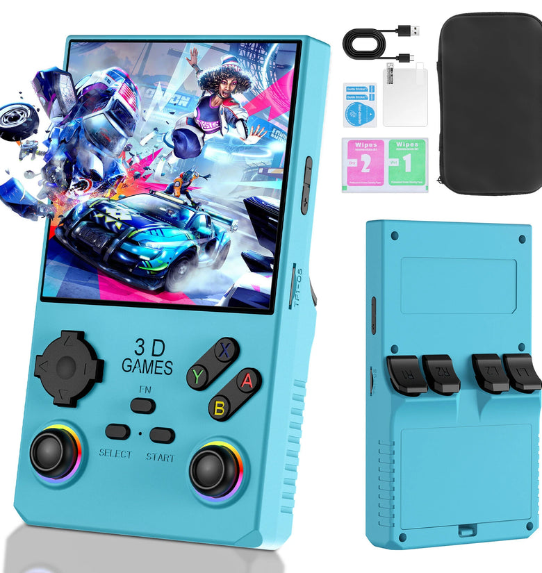 [No Card]V40MAX Open Source Handheld Game Console RK3326 4-Inch IPS HD 45 Emulators for PSP GBA Arcade 3800mAh 10H Playtime Retro Portable Gaming Console