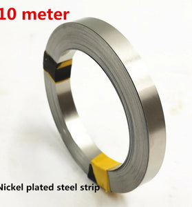 10m 18650 Li-ion Battery Nickel Sheet Plate Nickel Plated Steel Belt Strip Connector Spot Welding Machine Battery Welders