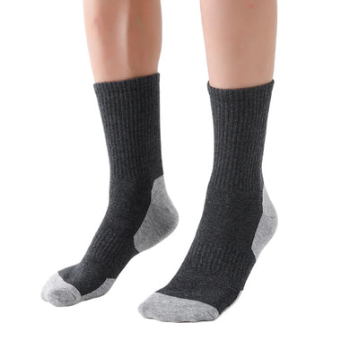 5 Pairs Men's Mid-calf Socks Sweat Anti-odor Sports Socks for Spring Autumn Winter Outdoor Running Basketball Socks Thick Warm Male Socks Large Size 39-45