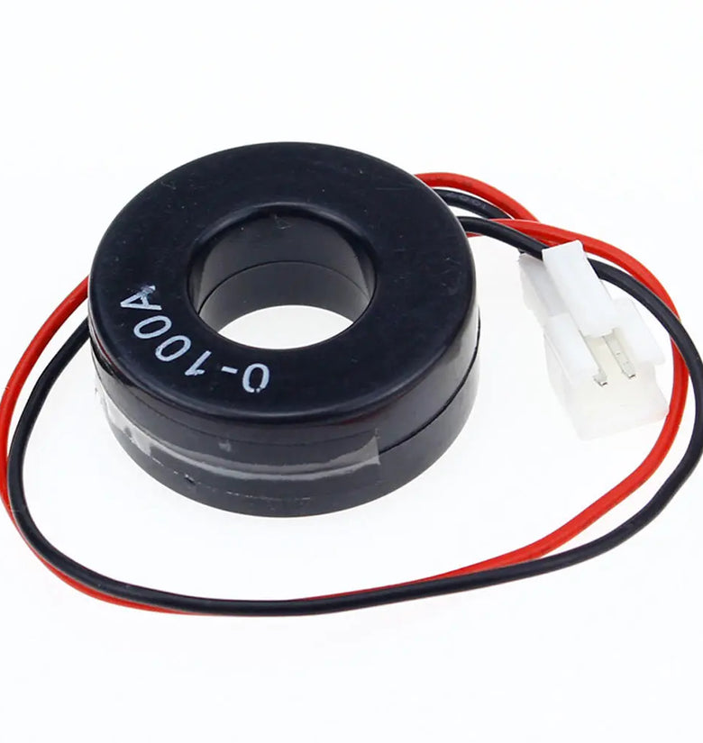 3pcs White Light AC 60-500V 0-100A D18 Square LED Digital Dual Display Voltmeter Ammeter Voltage Gauge Current Meter