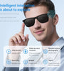 Senbono A01 Smart bluetooth Glasses bluetooth 5.3 100+ Language Translation AI Noise Reduction Hands Free Voice Control UV Protection Semi-Open Ear Audio Glasses