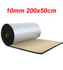 0.5x2Mx10mm Aluminum Foil Cotton Car Soundproofing Insulation Mat Proofing Deadener Heat Noise Insulation Deadening Mat