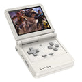 Powkiddy V90S 128G 3.5-inch IPS Screen Retro Handheld Game Console Built-in 12000+ Games 3000mAh Foldable Open-Source Linux System Portable Flip Game Player Console