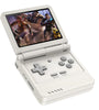 Powkiddy V90S 128G 3.5-inch IPS Screen Retro Handheld Game Console Built-in 12000+ Games 3000mAh Foldable Open-Source Linux System Portable Flip Game Player Console