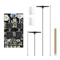 SEQURE 2.4GHz Dual RX True Diversity Dual Antenna Long Range High Refresh Rate Receiver for FPV Racing Drone Fixed Wing