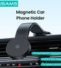 USAMS US-ZJ079 Magnetic Car Phone Holder Horizontal/Vertical Switchable Arbitrary Bending Cell Phone Mount Stand for iPhone 16 15 Pro 14 13 12 Pro Max for Huawei Mate XT for Xiaomi 15pro for Oppo A5 Pro