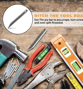 Portable Stainless Steel Pocket Knife Bottle Opener Multitool Compact Keychain Design Rust Resistant Outdoor and Everyday Carry Tool