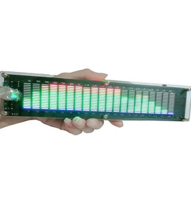 LED2015 Music Spectrum Level Light Multi-mode DSP Equalizer EQ Voice Pickup Color Acrylic Shell