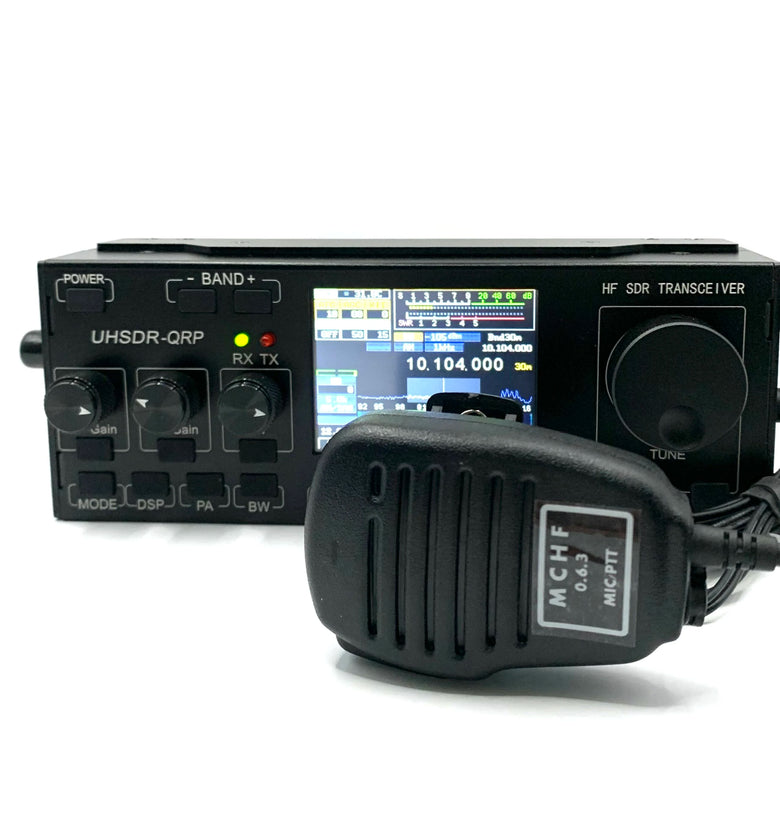 MCHF V0.6.3 HF SDR Transceiver QRP Transceiver Amateur Ham Radio With power supply + Microphone EU PLUG