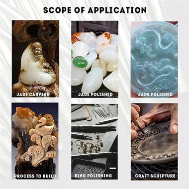 30PCS Diamond Burr Bits Set Rotary Tools 3mm or 2.35mm Shank Metal Woodworking Carving Shaping Engraving Jewelry Making Tool