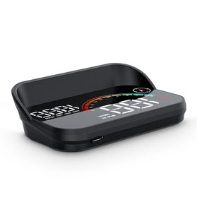 GEYIREN M22 Universal Car HUD Multifunctional Display Head-Up Display GPS Speedometer Compass USB Rechargeable