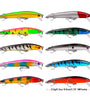 ZANLURE 10 Pcs 95mm 8.5g Fishing Lure Set Mini Fishing Hard Bait Minnow Floating Swing Crankbait Crazy Wobblers Crank Lures