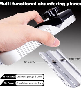 Plasterboard V Chamferer 45 90 Trimming Tool Gypsum Board Chamferer Manual Plasterboard Fast Cutter Efficient Gypsum Board Angle Planer with 10 Blades for Woodworkers