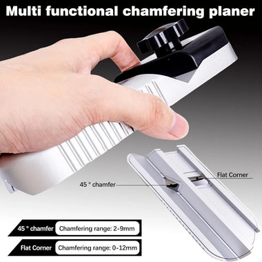 Plasterboard V Chamferer 45 90 Trimming Tool Gypsum Board Chamferer Manual Plasterboard Fast Cutter Efficient Gypsum Board Angle Planer with 10 Blades for Woodworkers