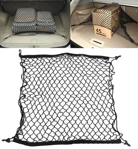 Car Trunk Cargo Net Car Styling Boot Strap Mesh Elastic Nylon Back Trunk Storage Organizer Luggage Net