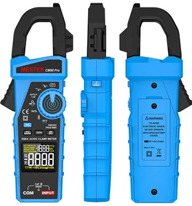 MESTEK CM88 Pro Clamp Meter 6000 Counts True RMS 1000A AC/DC Current Meter 1000V DC Voltage Multimeter Electrical Tester
