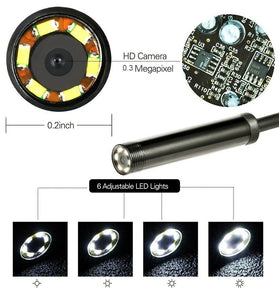 5mm 7mm Mobile Probe Borescope Camera Inspection Endoscopic For Android Smartphone Cars Endoscope Camera USB Type C