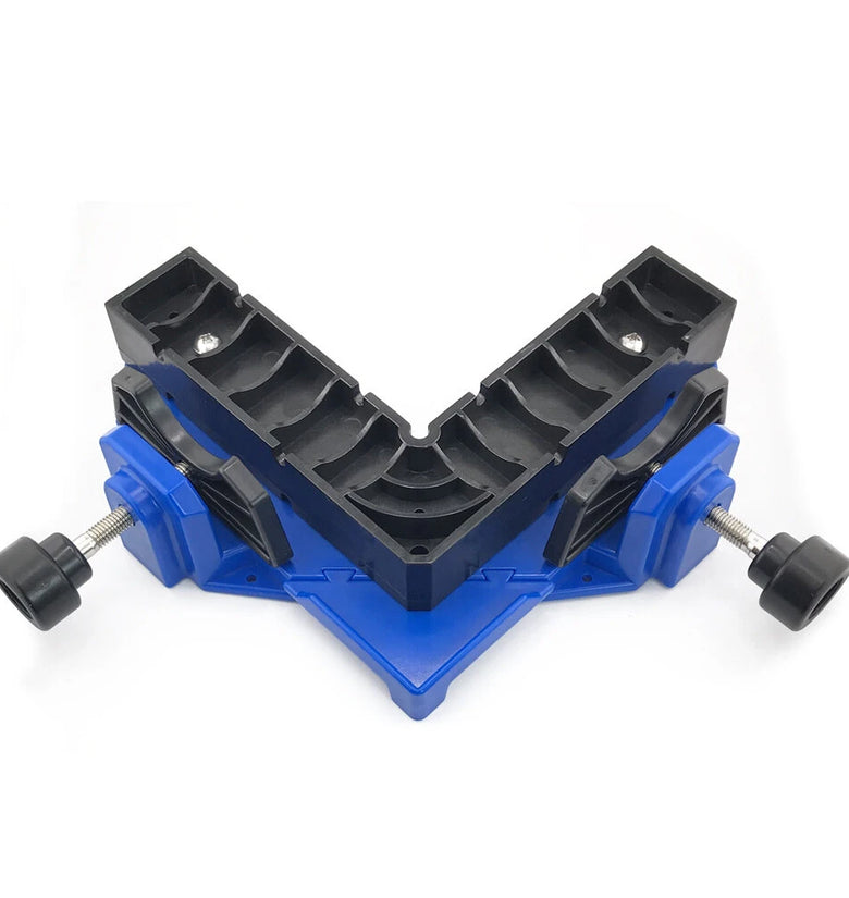 ABS Right Angle Woodworking Clamp Adjustable 90 Degree Corner Clamp Board Thickness 24-75mm for Photo Framing Cabinet Making Welding Furniture Assembly