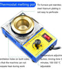 Adjustable Temperature Soldering Pot 150W/160W 220V Tin Melting Furnace 100C to 550C EU Plug Compact Design Fast Heating