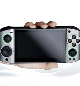 09 Ultra 64G/128G Handheld Game Console 5.1 Inch OLED Screen 960x544 Resolution Quad Core Processor 20000/30000+ Games 30+ Emulators Linux System Portable Retro Gaming Console Support TV Output