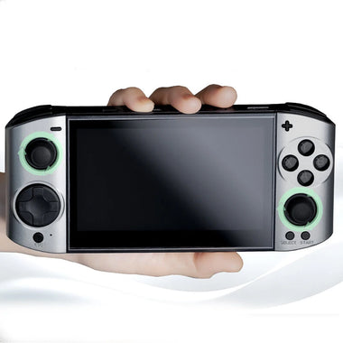 09 Ultra 64G/128G Handheld Game Console 5.1 Inch OLED Screen 960x544 Resolution Quad Core Processor 20000/30000+ Games 30+ Emulators Linux System Portable Retro Gaming Console Support TV Output