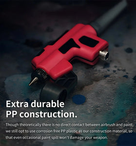 DSPIAE PT-AB Wash-Free Airbrush Lightweight Design Corrosion-Resistant Easy-to-Use Model Paint Tool for Precision Marker Painting Crafting and Hobby DIY