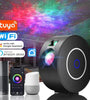 Tuya Smart Star Projector Light WiFi Laser Starry Sky Projector Waving Night Light LED Colorful APP Wireless Control Timing Function Work with Alexa Google Home