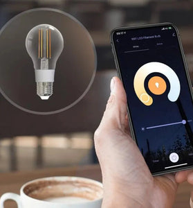 Tuya Wifi Smart Filament Bulb 7W LED Light Lamp E27 Dimmable Lighting 806Lm Work With Smart Life Alexa Google Home