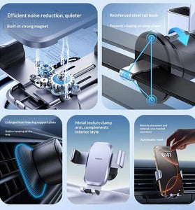 Baseus BS-CM049 Gravity Car Mount Air Vent Phone Holder 360 Rotatable for 4.7-7.2 Inch Smartphone Car Phone Holder