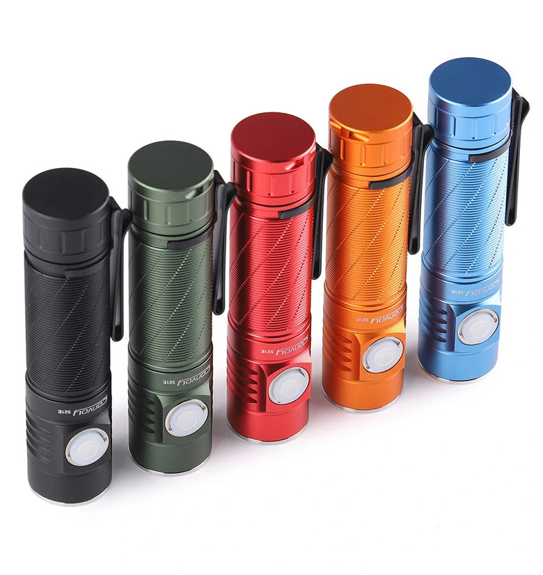 Convoy S21E SST40 SFT40 519A LED Flashlight Linterna Type-C Rechargeable 21700 Battery LED Torch Flash Light High Power Camping Lamp Tactical Latarka Flashlight