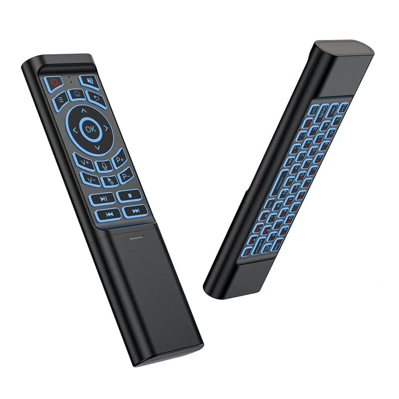 M3 66-keys Wireless bluetooth Remote Control Intelligent Luminous Voice Remote Control 6-Axis Gryo Air Mouse