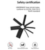 650pcs Heat Shrink Tubing Black Ratio 2:1 Insulation Protection Flame Retardant Heat Shrink Sleeving Wrap Car Electrical Cable Wire Kit Set in a Clear Plastic Box 8 Size
