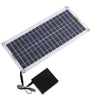 12V 50W Solar Panel with Electric Heating Blanket Waterproof DC Interface Monocrystalline Silicon Energy Storage for Outdoor Camping