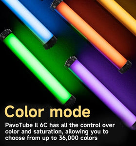 RGB Photographic Light 2700-7500K Magnet Photography Mini Handheld LED Light Stick Tube Stick Lamp For Video Vlog Fill Light