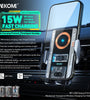 WEKOME WP-U208 15W Car Transparent Magnetic Wireless Charging Stand 360 Adjustable Automatic Opening and Closing Induction Magnetic Car Air Vent Phone Stand for Smart Phone for iPhone 16 Pro Max 15 14 13 for Xiaomi 15pro for Huawei Mate XT
