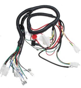 Electric Wiring Harness Wire Loom CDI Motor Stator Full Set For ATV QUAD 150/200/250CC