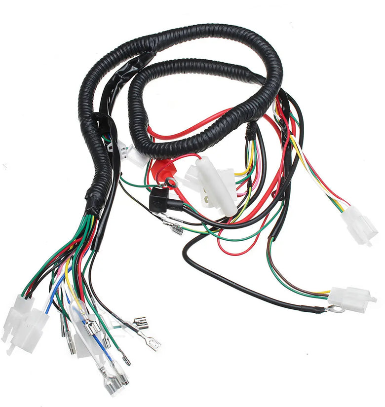 Electric Wiring Harness Wire Loom CDI Motor Stator Full Set For ATV QUAD 150/200/250CC