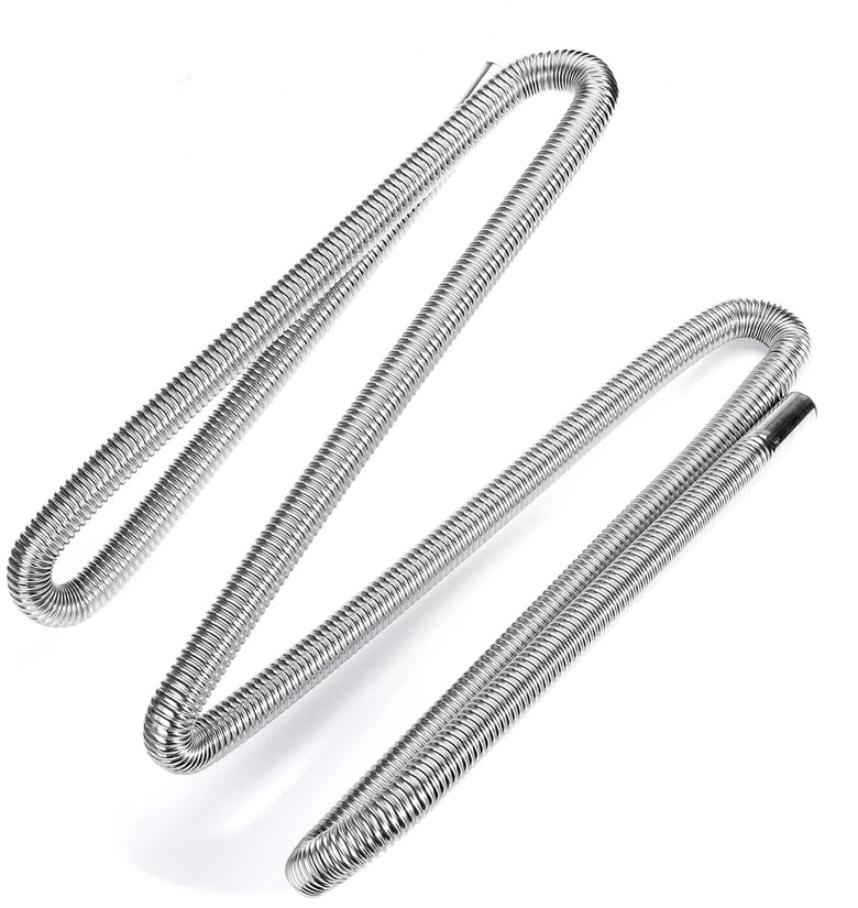 300cm Stainless Steel Exhaust Pipes Car Parking Air Heater Tank Diesel Gas Vent Hose
