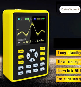 FNIRSI-5012H 2.4-inch Screen Digital Oscilloscope 500MS/s Sampling Rate 100MHz Analog Bandwidth Support Waveform Storage