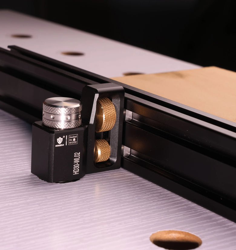 HONGDUI Hooked On Wood HD30-WL02 Fence Dog Set Woodworking Bench Dog MFT System Bench Dog