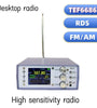 TEF6686 Desktop Radio Professional Grade Sensitivity Antenna FM Full Band 65MHZ-108MHZ AM 144KHZ-27MHZ ABS Material With In-Built Automatic Channel Closure High Coverage International Radio Reception